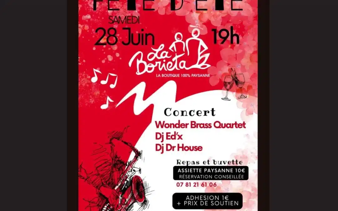 Fête d’été à la Borieta
